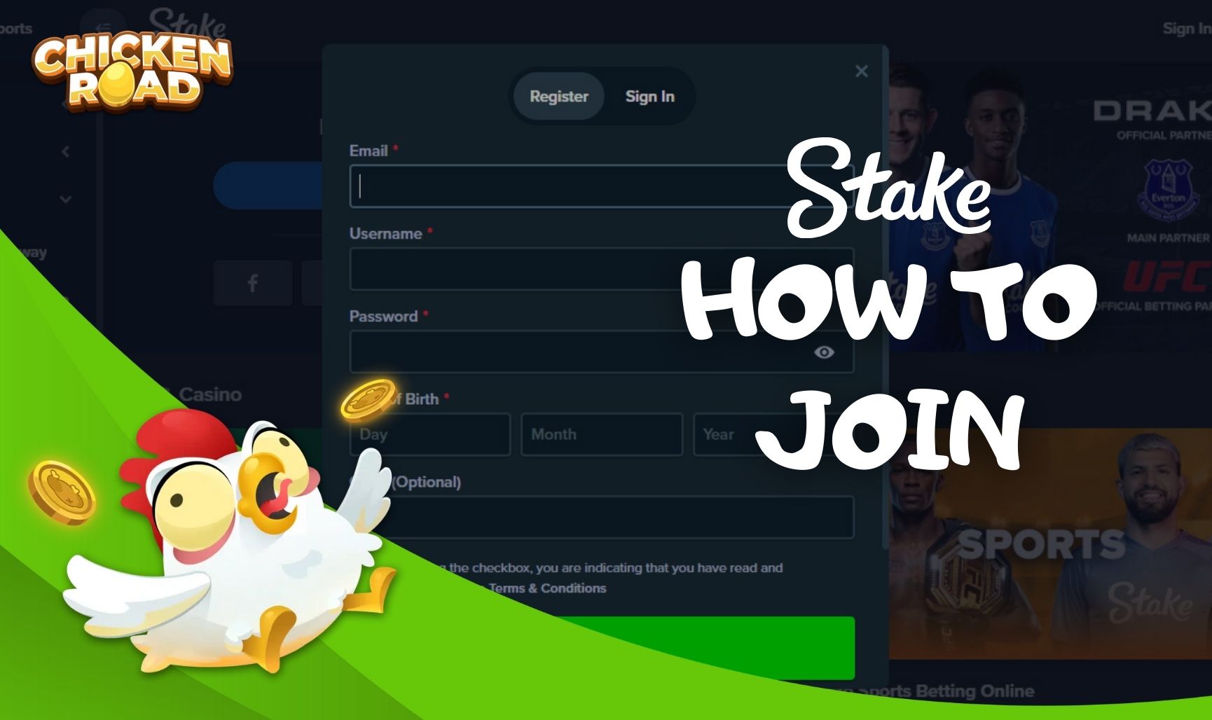 How to Join Chicken Road on Stake Indian Platform