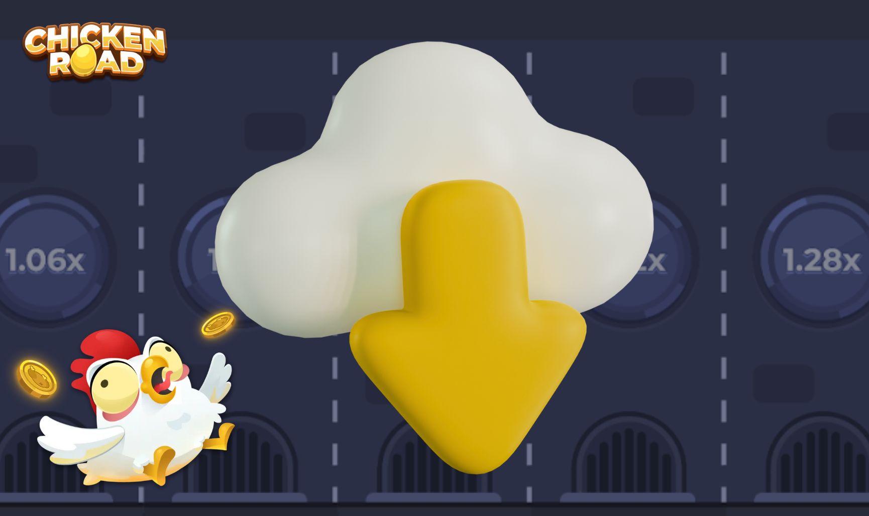 In the App Store find the app page and click Download Chicken Road