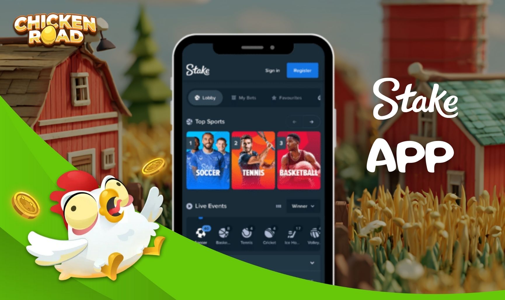 Mobile Gaming Experience Chicken Road on the Stake India App